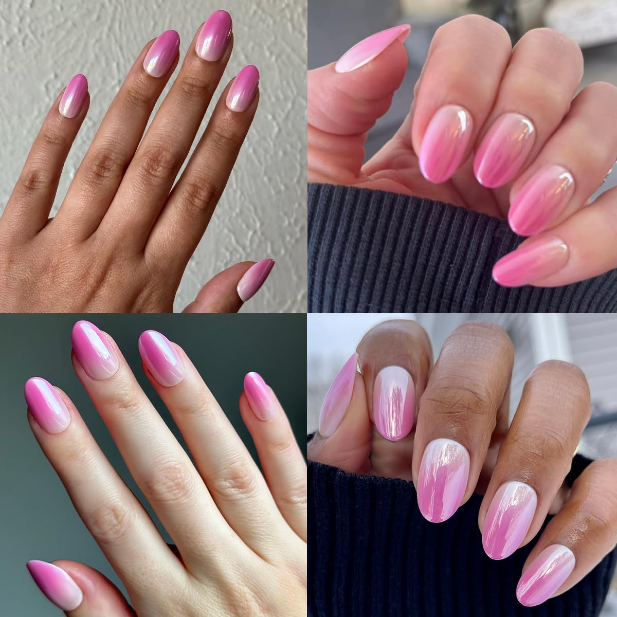 32-nail set in 16 sizes from Olive & June Super Stick Mani for a precise fit.