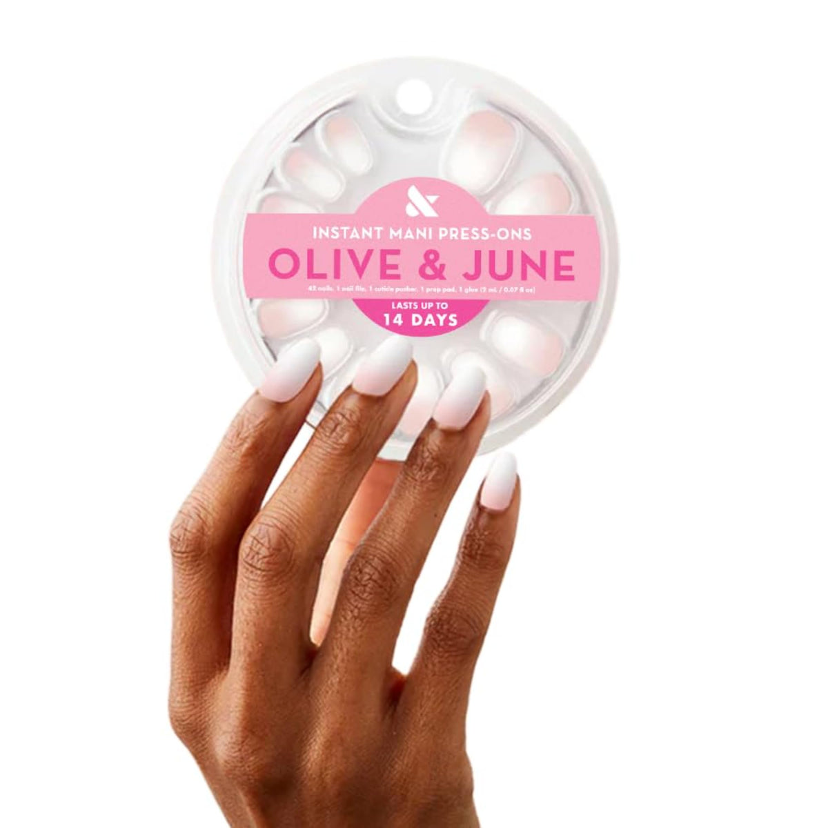 Olive & June Instant Mani 42 nails in 21 sizes for a perfect fit and natural look