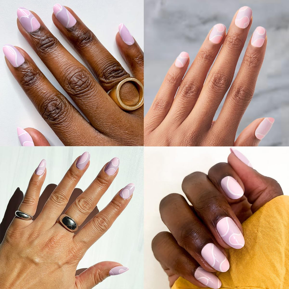 Olive & June Instant Mani package includes nails, glue, file, and prep tools