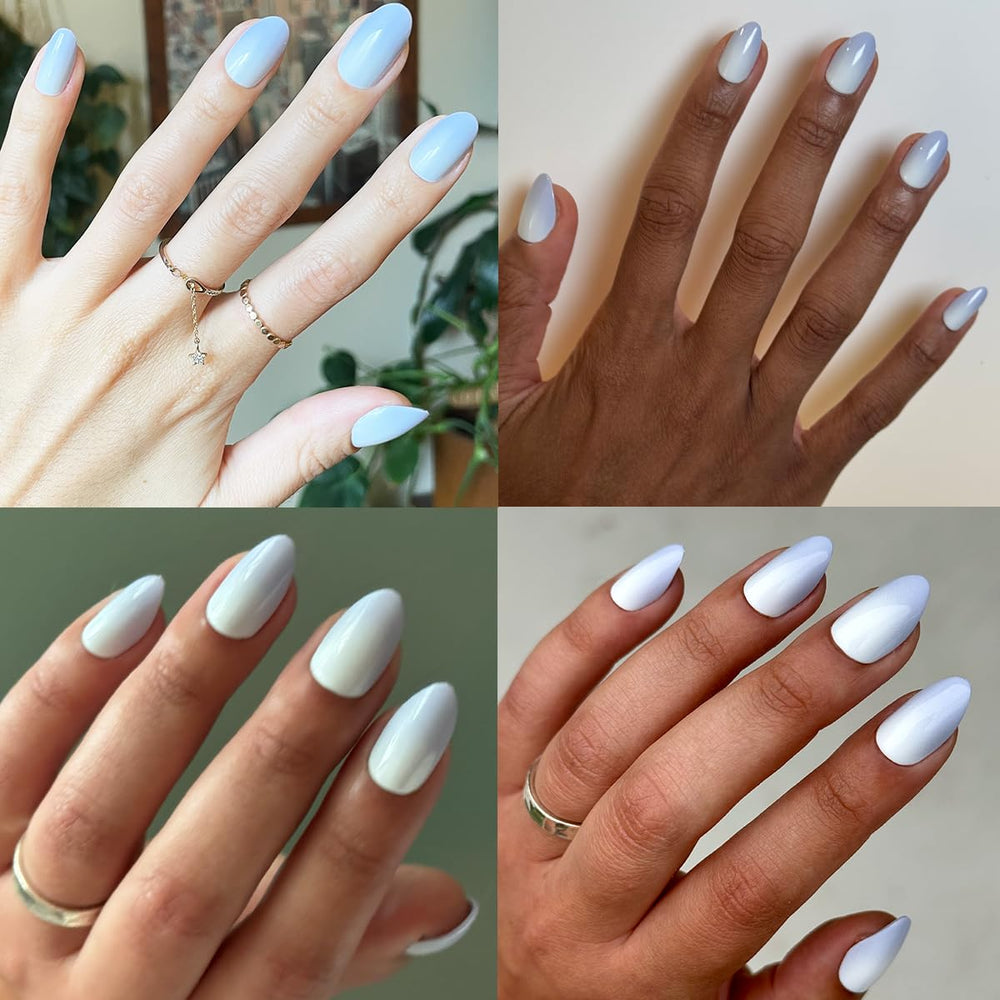 Olive & June Instant Mani ombre nails on display showing color options