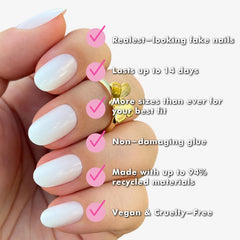 Nail file and buffer included for smoother prep and better adhesion