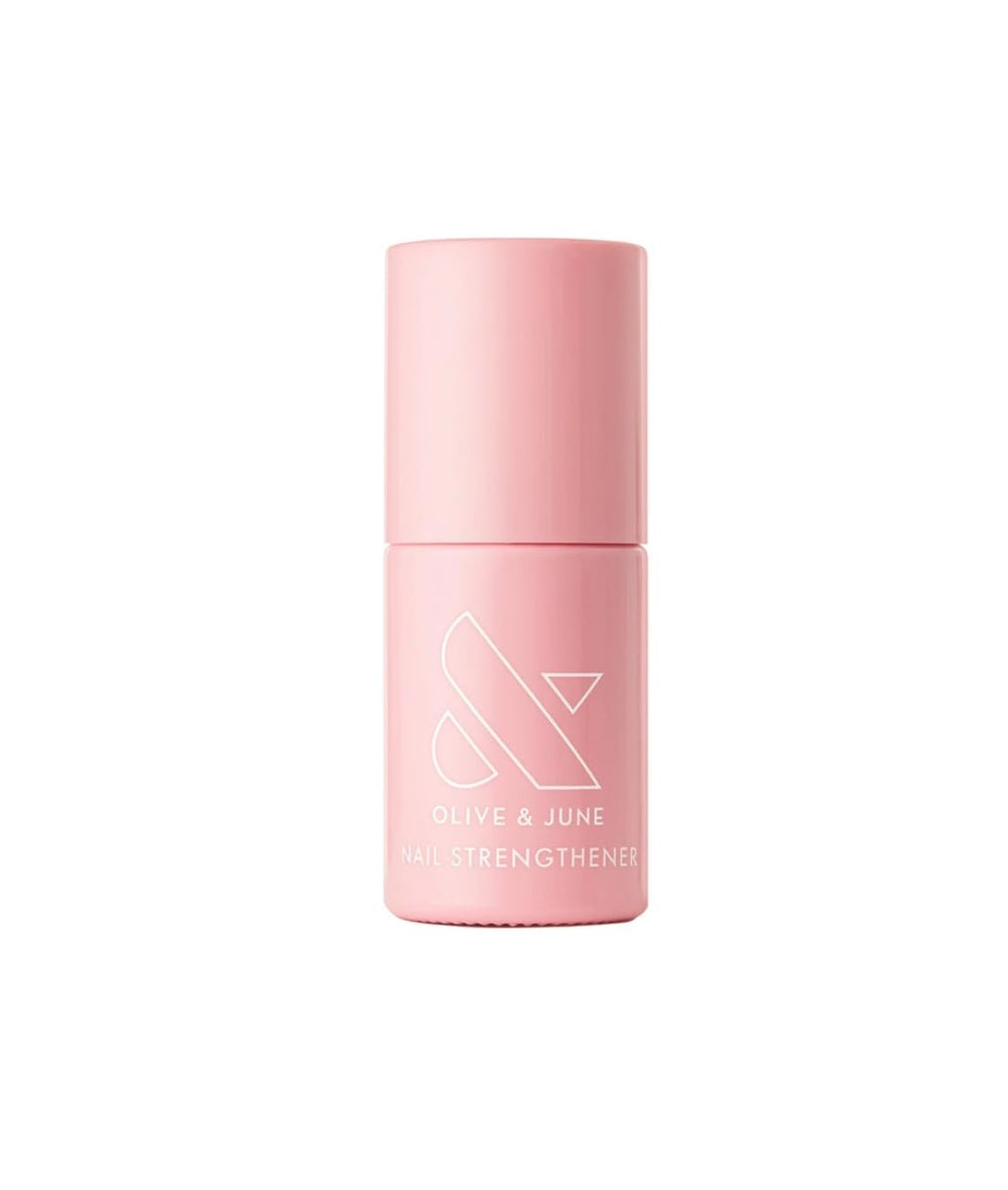 Olive & June Nail Strengthener bottle with celery seed extract for added protection.
