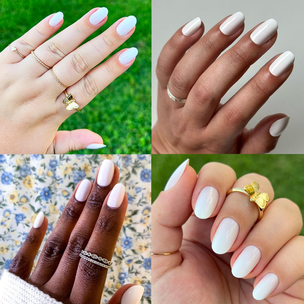 Prep pad and cuticle pusher help prep nails prior to adhesion