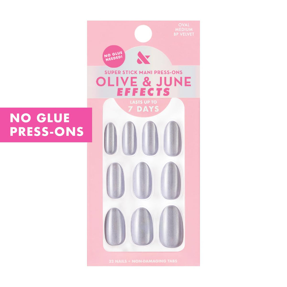 Olive & June Super Stick Mani kit shows 16 sizes for a perfect fit