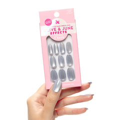 Olive & June Super Stick Mani oval nails ready for glue-free application