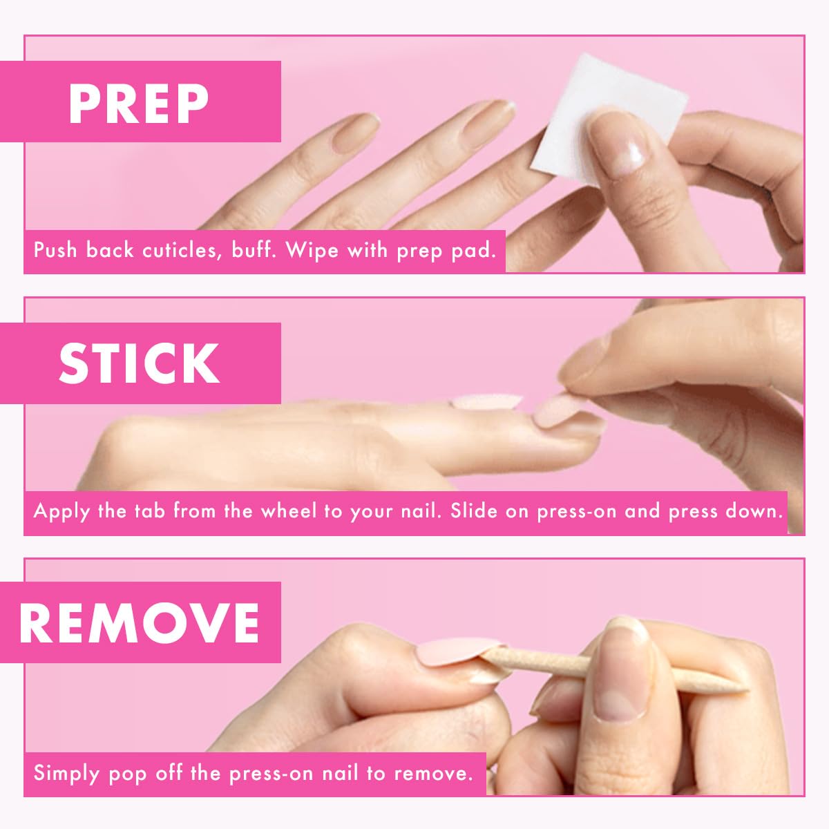 Olive and June Super Stick Mani 32 nails in one kit