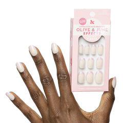 Olive and June Super Stick Mani glazed French press-on nails for long-lasting wear