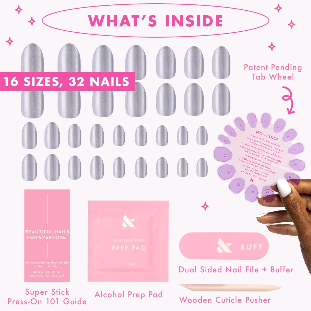 Olive & June quick removal without soaking for stress-free switch