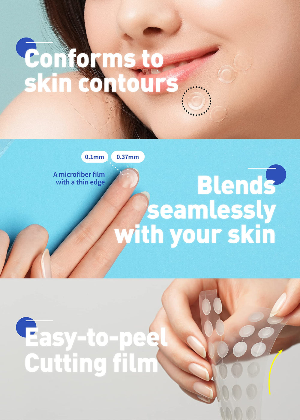 OLIVE YOUNG Care Plus patch remains waterproof during activities.