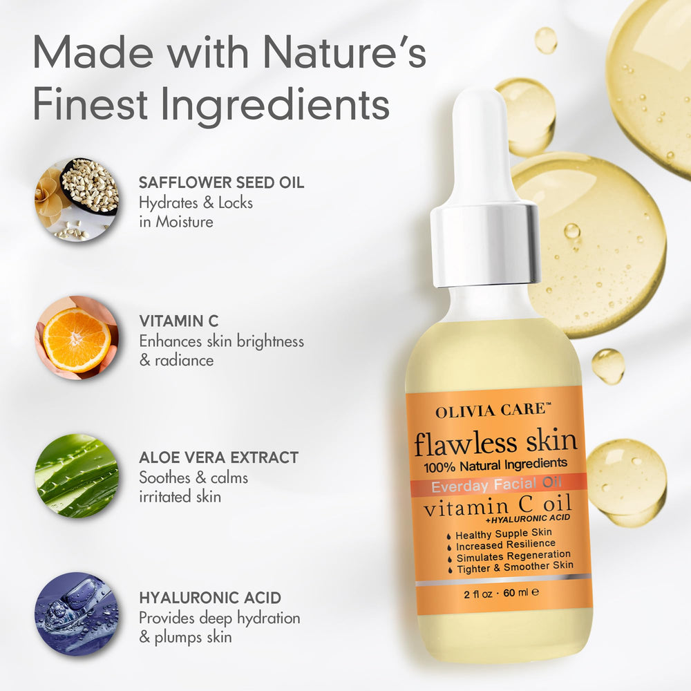 Olivia Care packaging and label convey cruelty-free, USA-made quality.