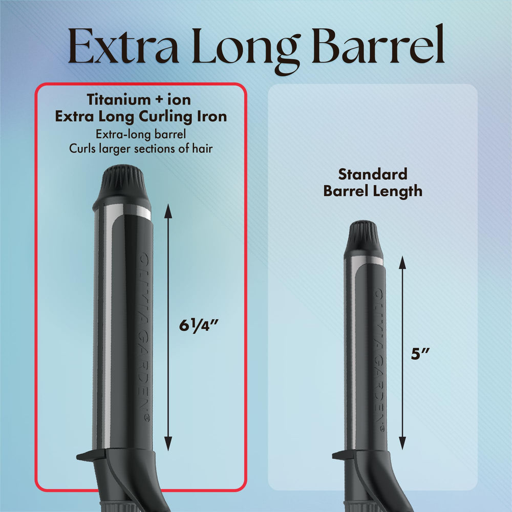 Olivia Garden snag-free design reduces tangling during curling sessions.
