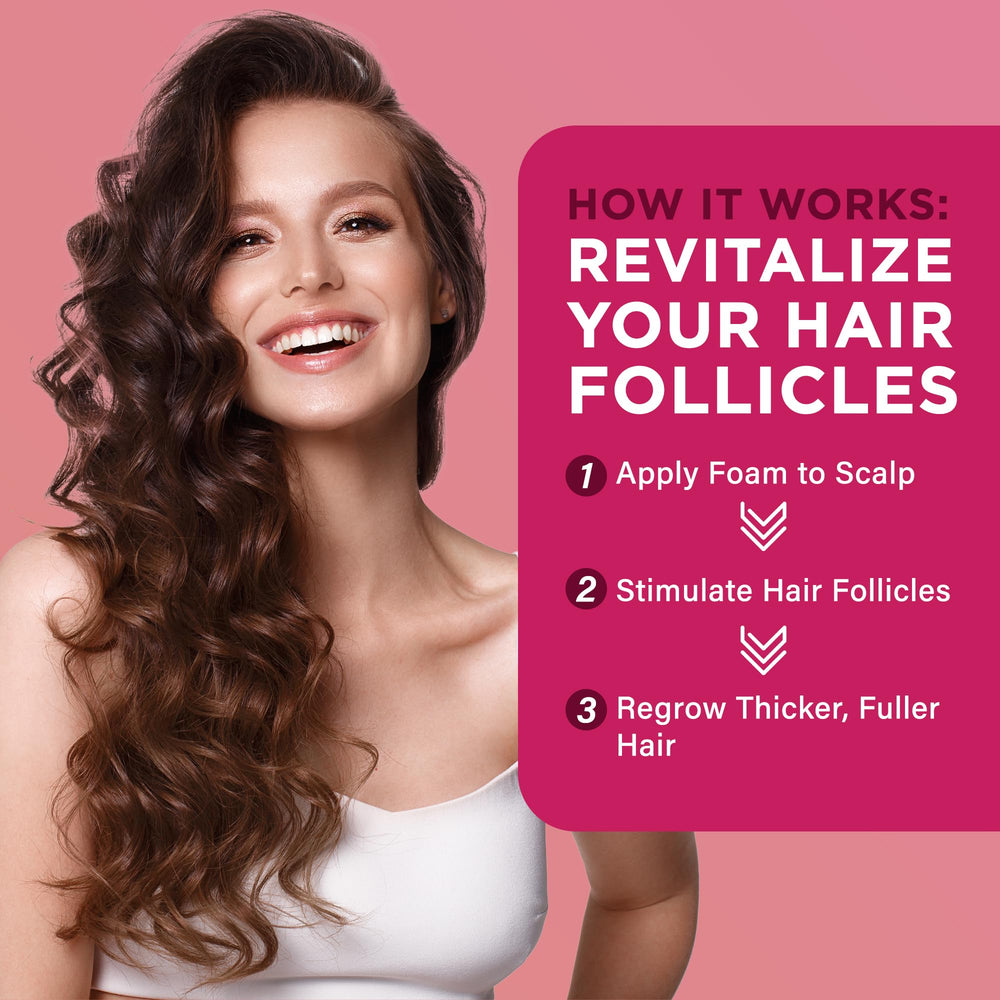 OLIVITA lightweight fast-drying foam on scalp with clean feel