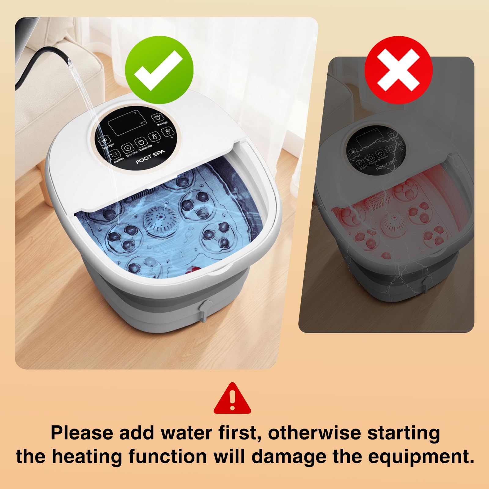 Olixie home spa setup ready for office or travel use.
