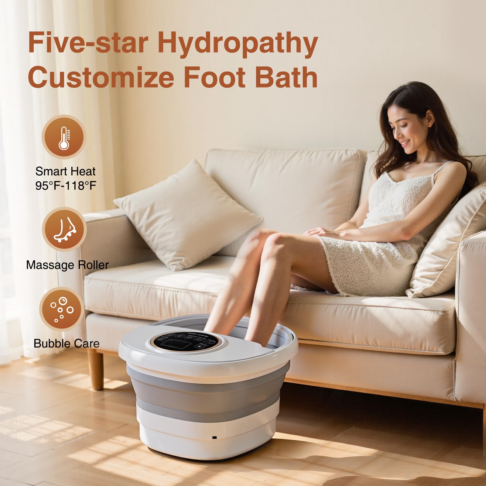 Olixie with precision heat control maintains your preferred water temperature.