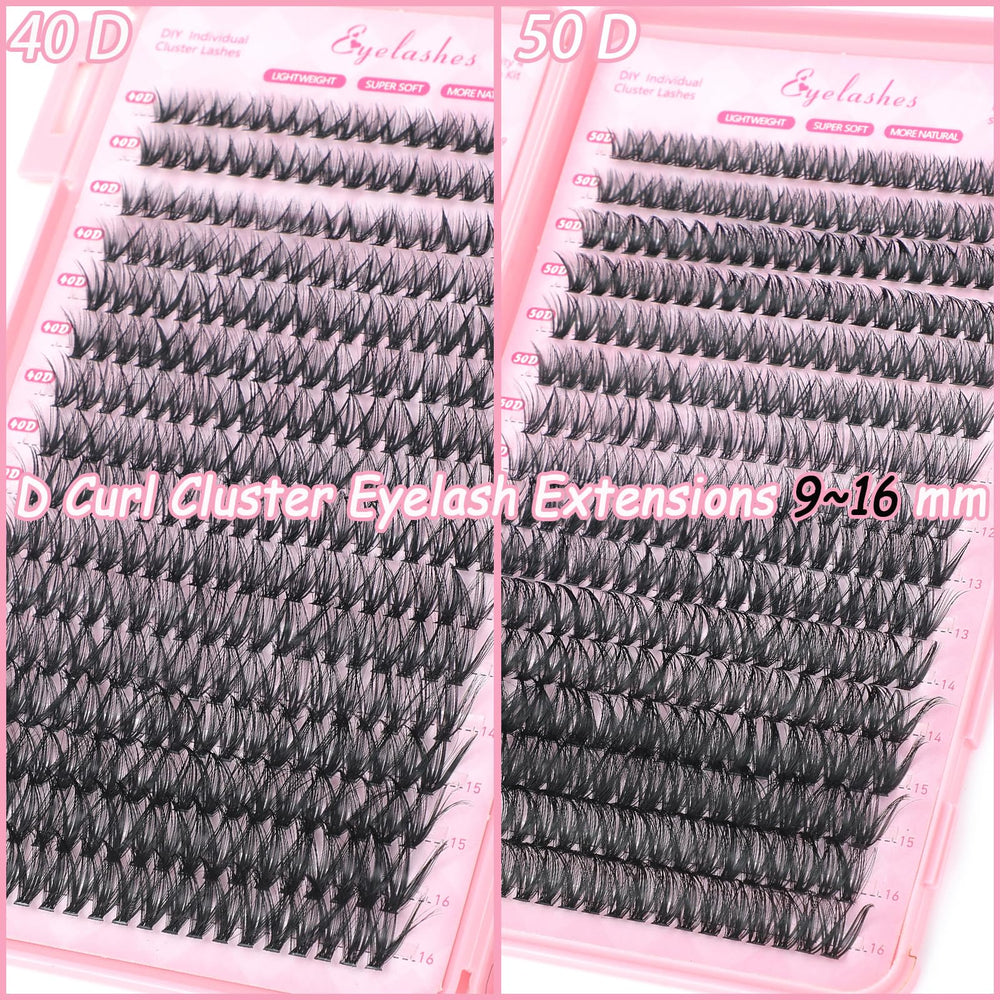 OLLAVO Manga Lash Clusters soft thin band for comfortable lid wear