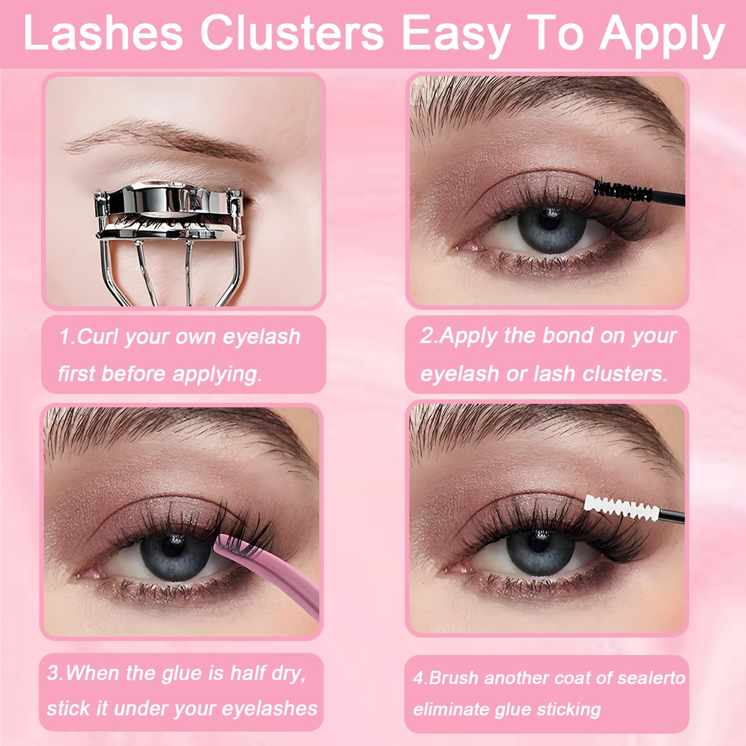 OLLAVO soft thin-band lashes provide comfortable wear and natural appearance.