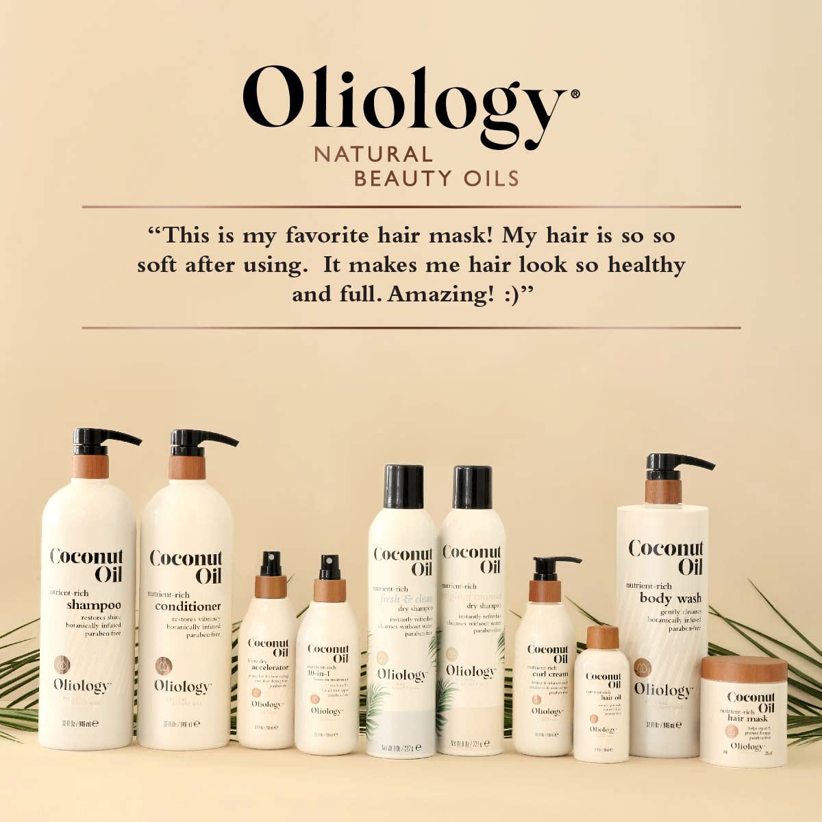 Oliology Hair Mask bottle on a bathroom shelf, ready for routine.