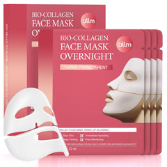 OLLM Korean Overnight Collagen Face Mask packaging highlights premium hydration