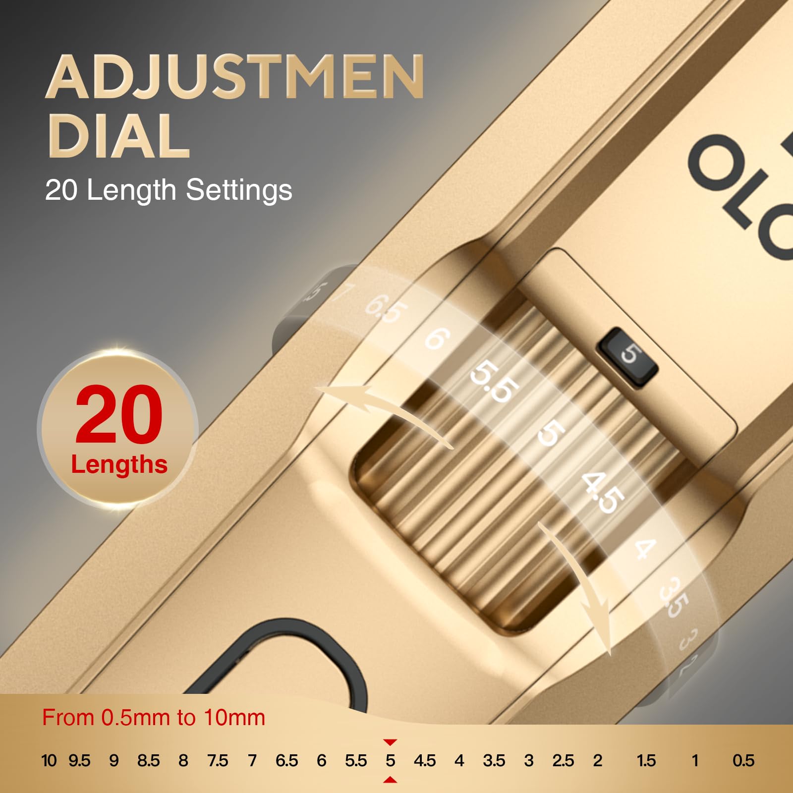 OLOV X stainless steel blades deliver smooth, irritation-free cuts