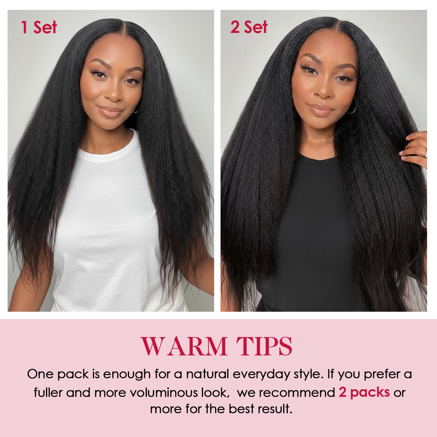 OLQZJZJ natural black 1B color clip-in close-up shows authentic shade