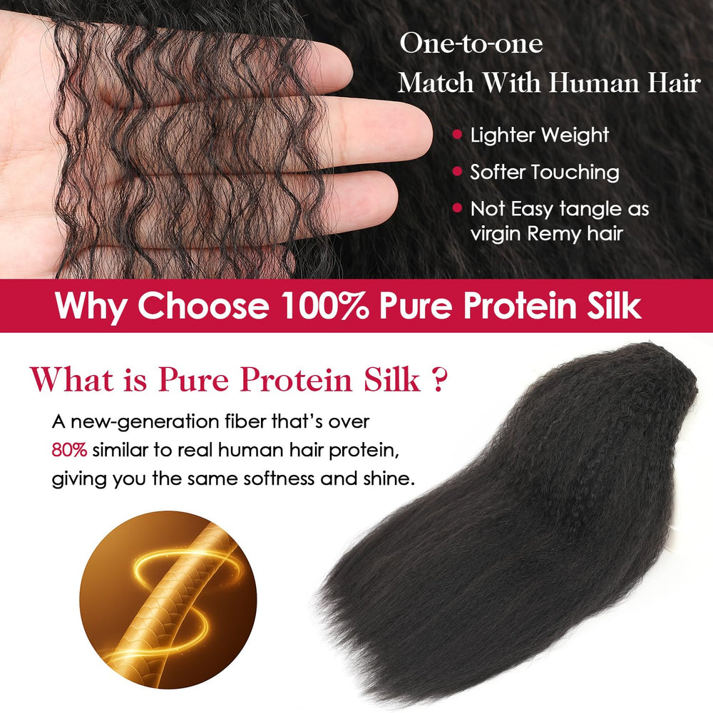 OLQZJZJ protein-fiber texture close-up highlights soft feel and realistic shine