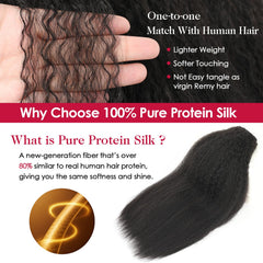 OLQZJZJ protein-fiber texture close-up highlights soft feel and realistic shine