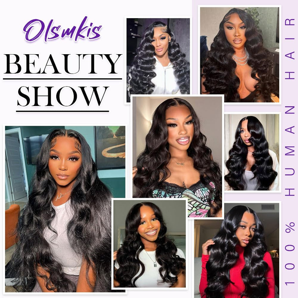Olsmkis Brazilian hair bundles with no odor for comfortable wear