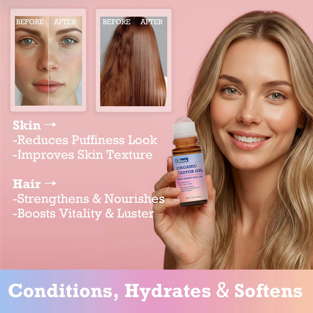 Cold-pressed hexane-free Olvaxin castor oil