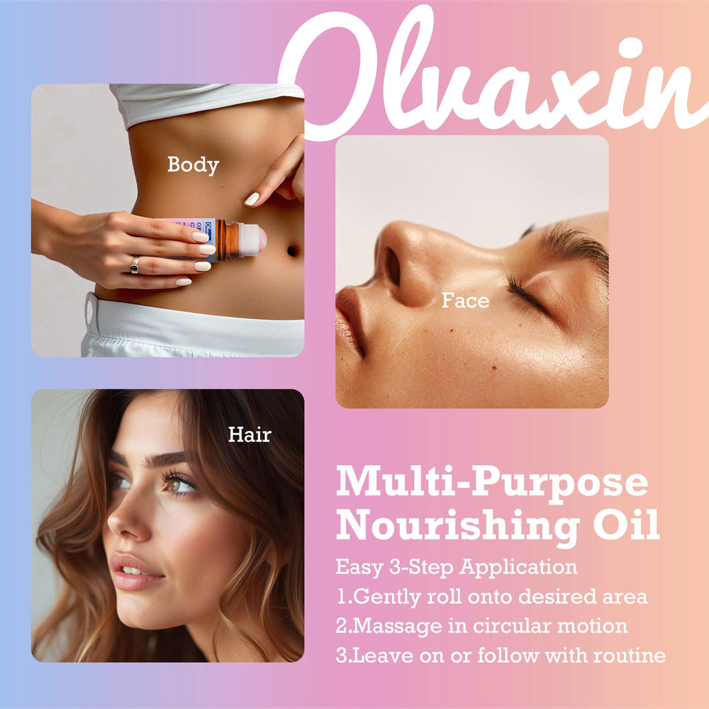 Easy-attach roller assembly on Olvaxin bottle for precise use
