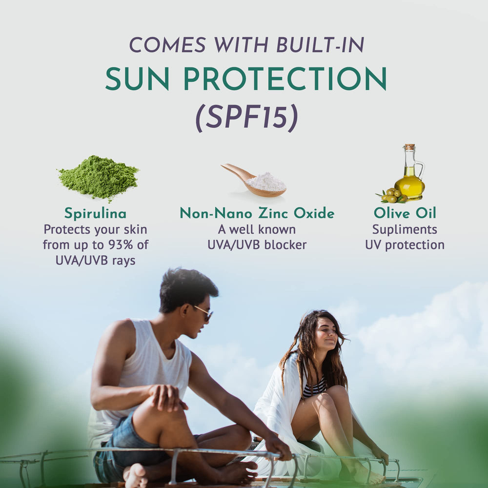OM Botanical organic botanicals ingredients close view signaling purity