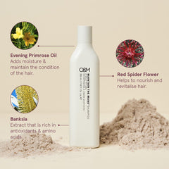 O&M Maintain the Mane shampoo creamy lather adds softness during wash