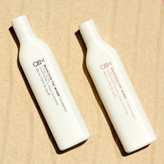 O&M Maintain the Mane shampoo label closeup highlights ingredients and vegan, cruelty-free claim