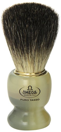 Omega 63171 Stripey badger knot measures 23 mm for close control