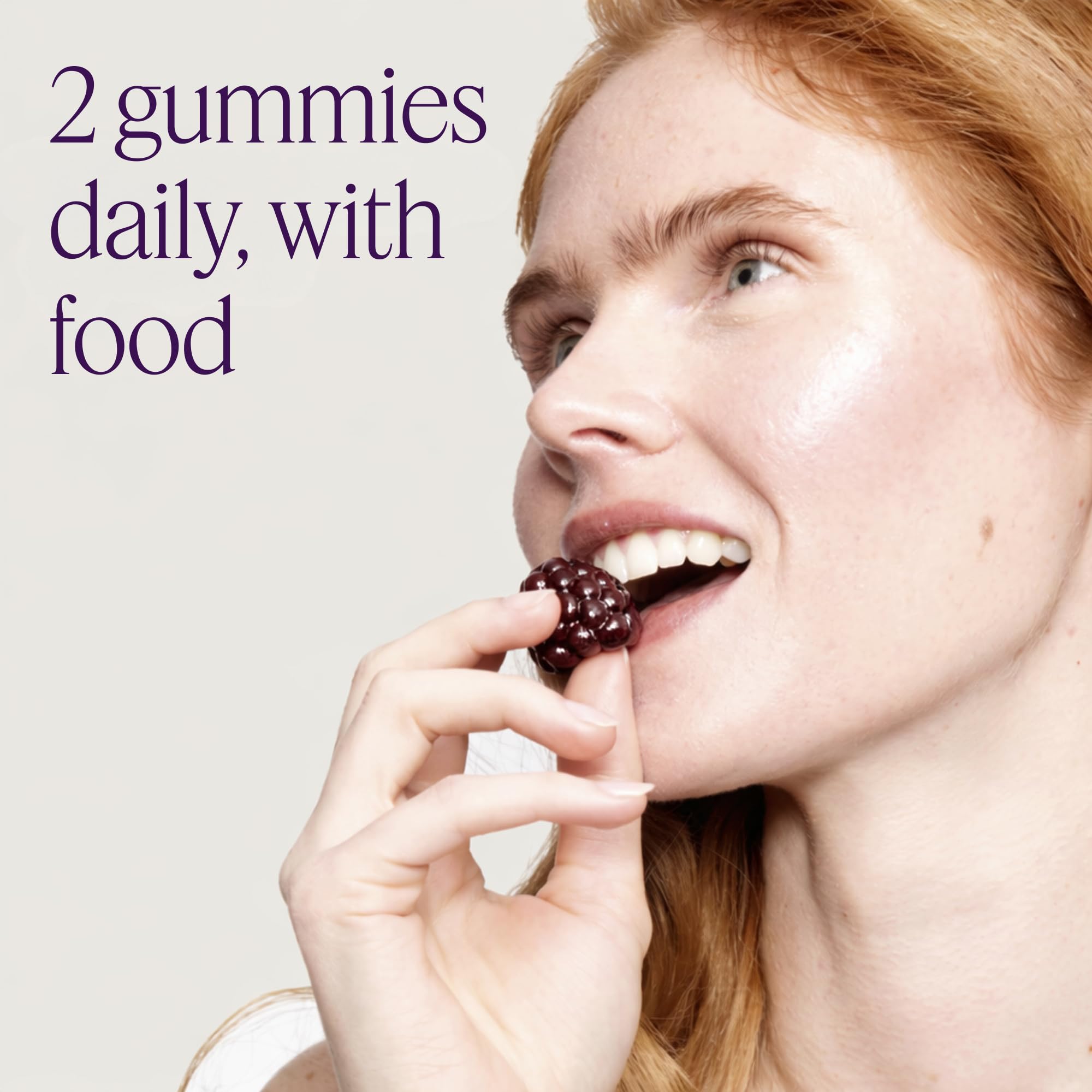 OMI WELLBEAUTY daily routine scene with gummies at breakfast