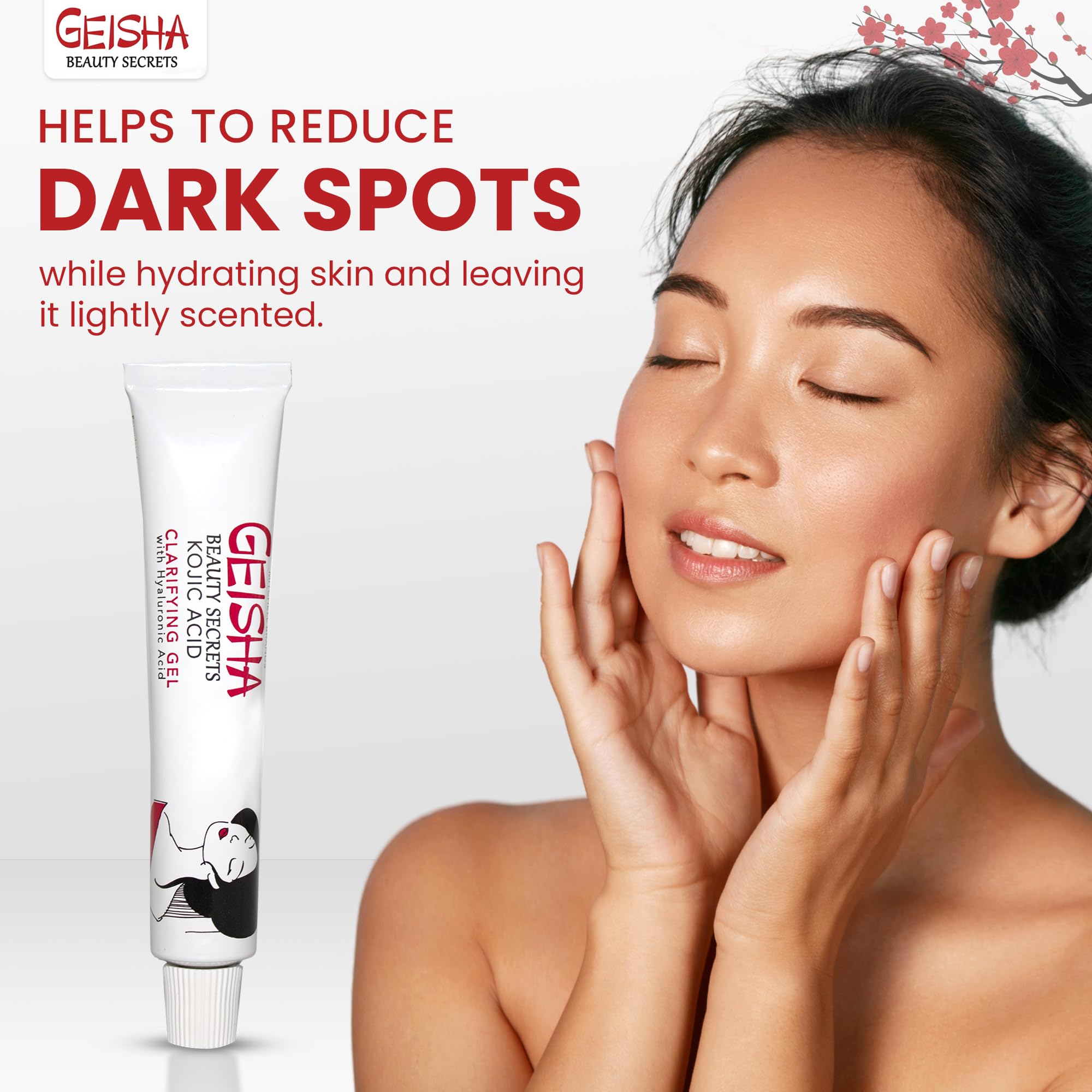 OMIC Geisha Hyaluronic Acid Gel close-up reveals light texture and quick absorption