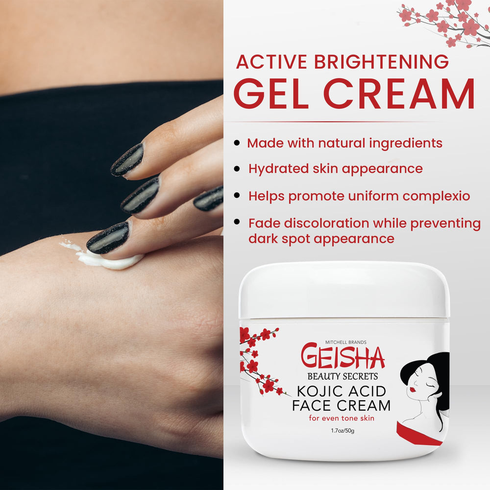 OMIC Geisha Kojic Cream used on elbows and hands