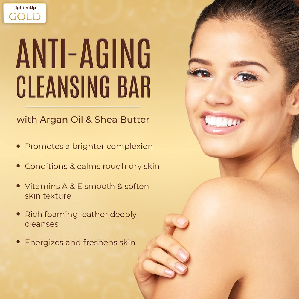 OMIC Lighten-Up bar close-up shows creamy texture for a gentle cleanse