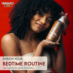 OMIC Lighten-Up Jamaican castor oil ingredient detail highlighting nourishing moisture