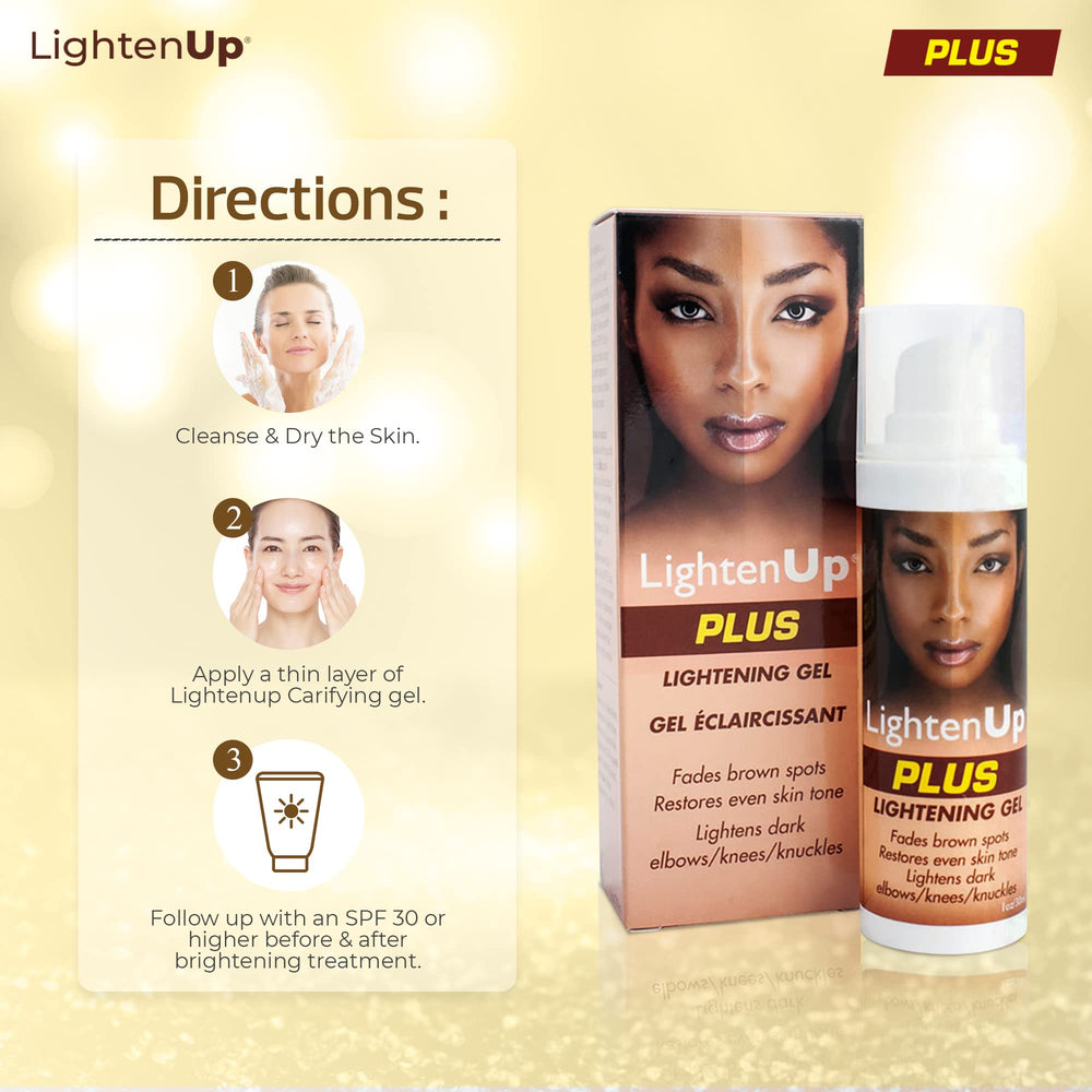 OMIC Lighten-Up Plus with coconut oil for nourishing moisture and smoothing dry areas.