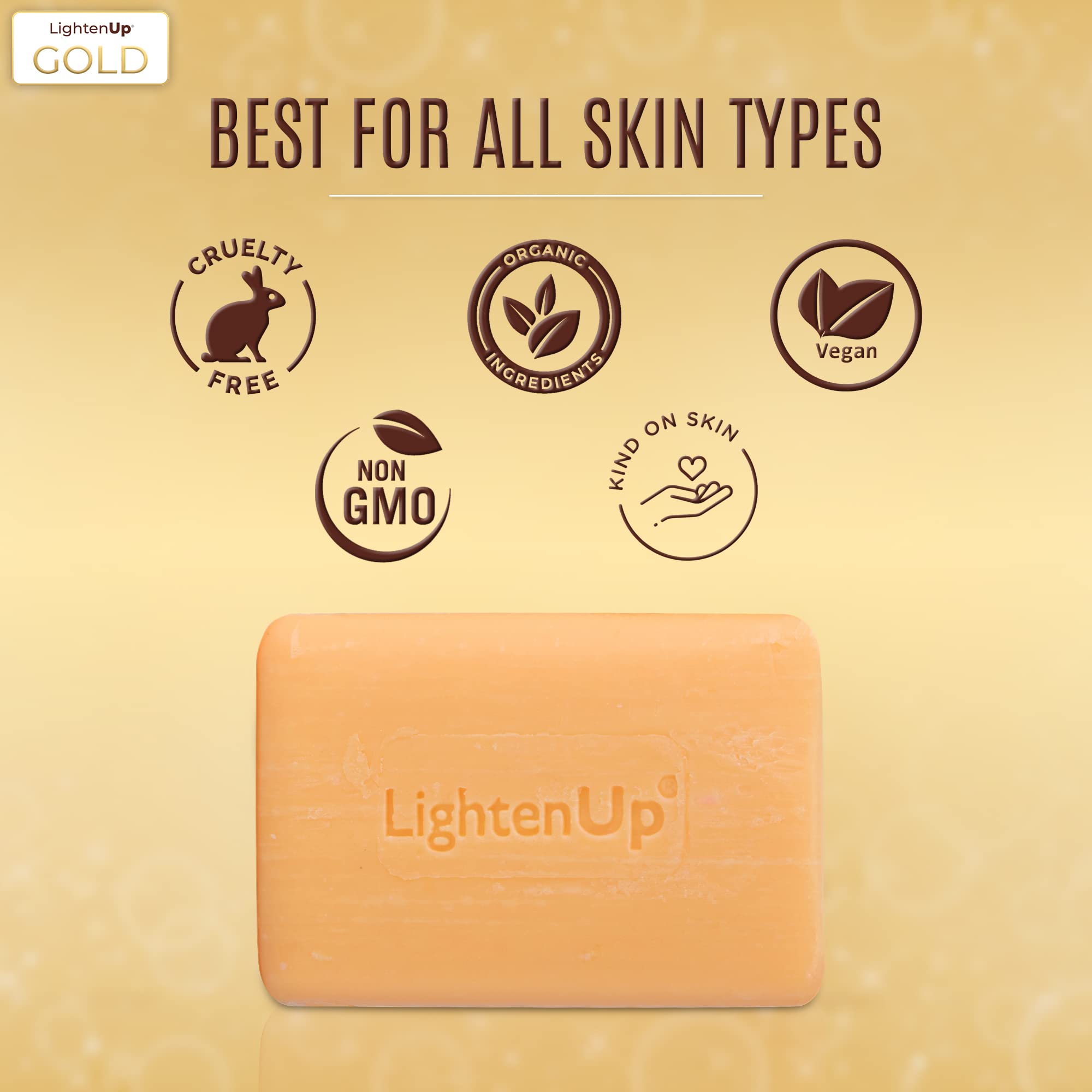 OMIC Lighten-Up rich lather demonstrates a comfortable cleanse