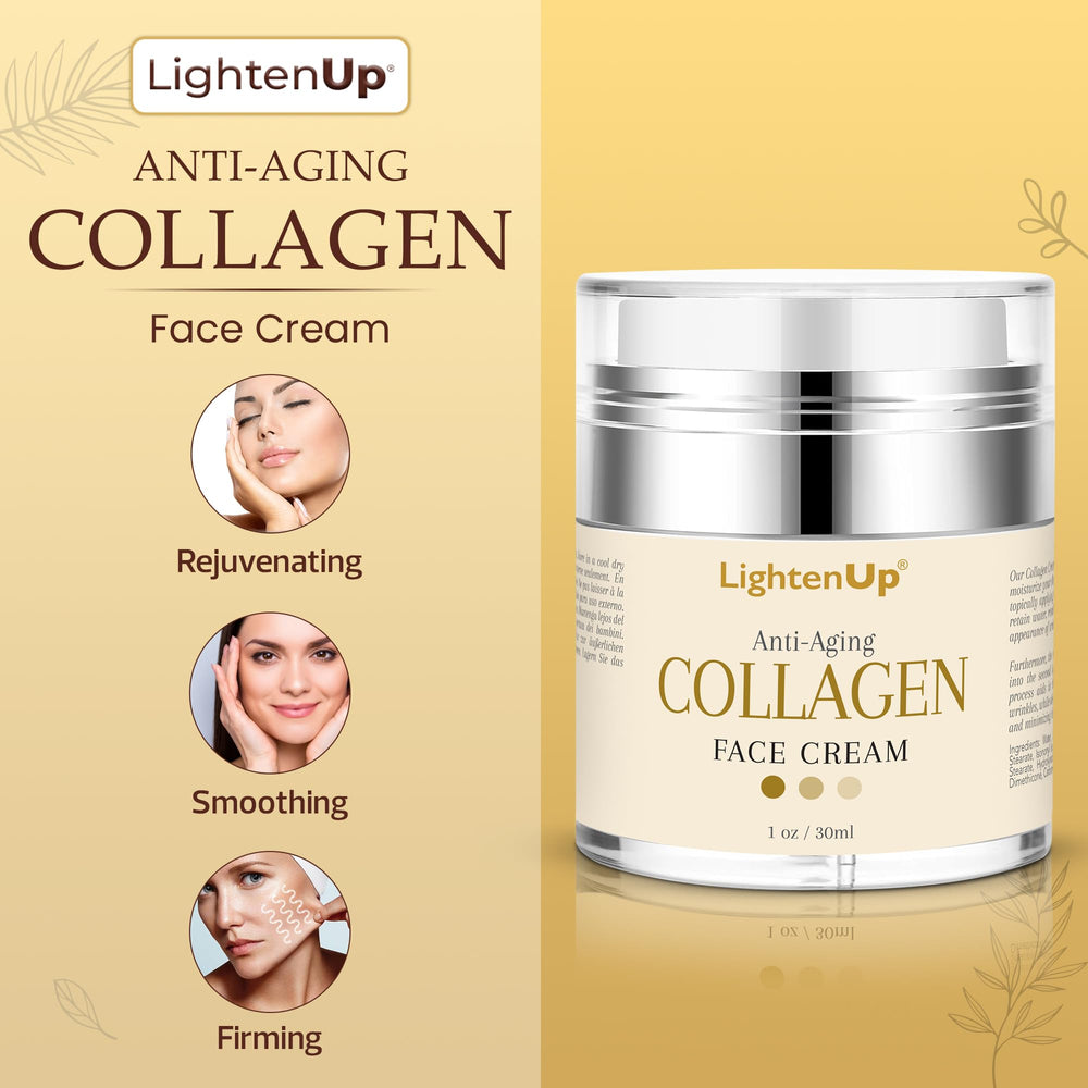 OMIC Lighten-Up cream texture ready for smooth daily application and dewy glow.