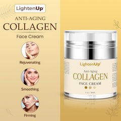 OMIC Lighten-Up cream texture ready for smooth daily application and dewy glow.