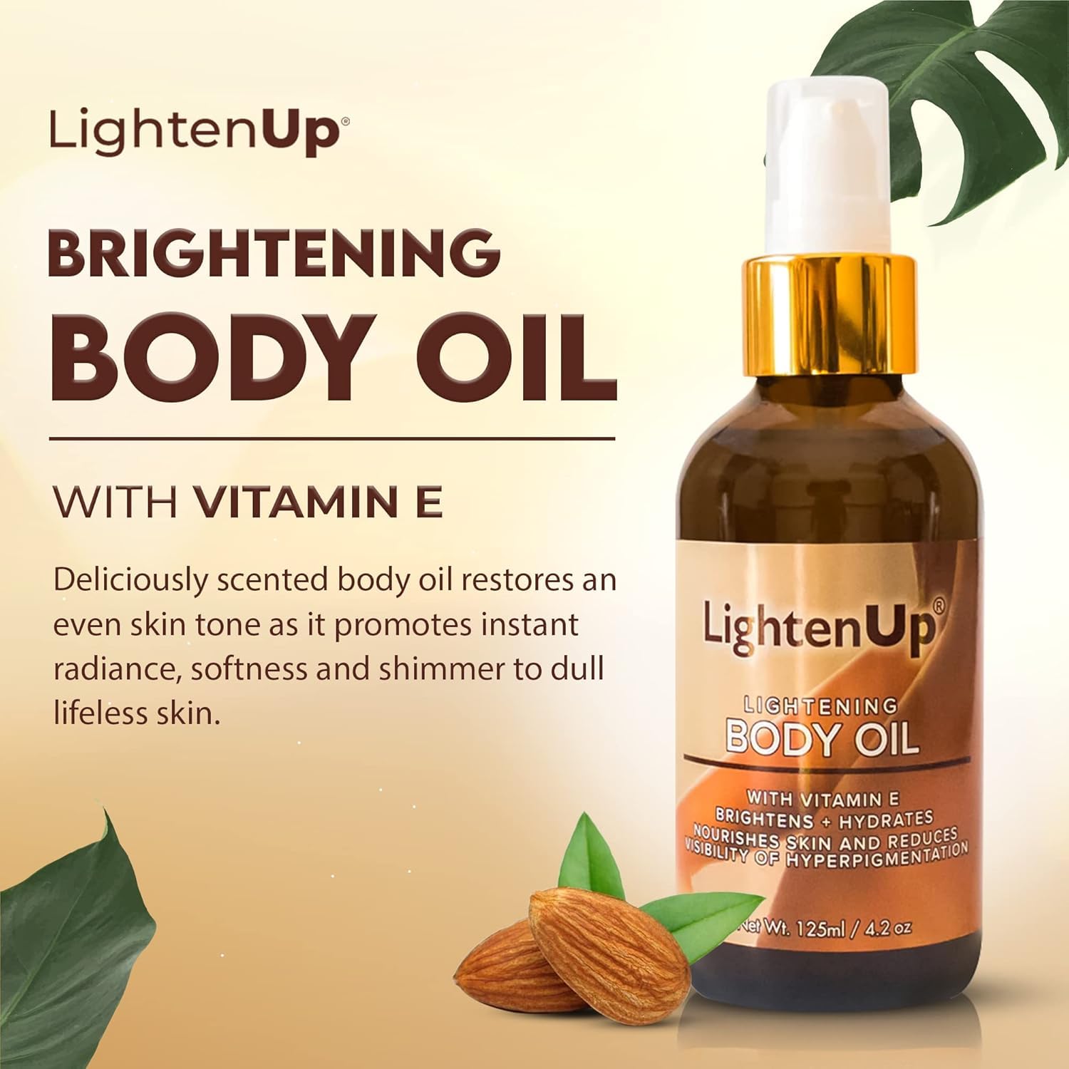 OMIC Lighten-Up bottle pump action shows easy, controlled application.