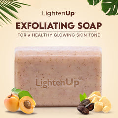 OMIC Lighten-Up apricot-infused formula brightens and refreshes the skin during cleansing.