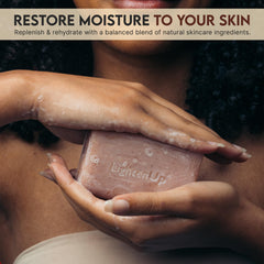 OMIC Lighten-Up coconut oil nourishes skin with a creamy, comforting touch.