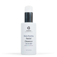 Omni Bioceuticals Biome Boosting Cleanser bottle close-up for hydration balance.