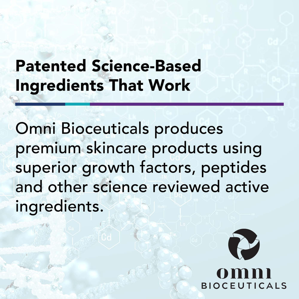 Omni Bioceuticals Sensitive skin calm with chamomile extract close-up.