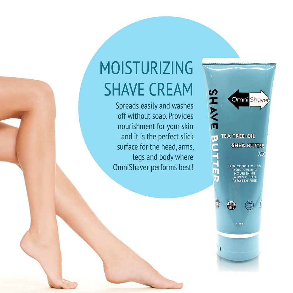 OmniShaver Shave Butter 6 oz travel size in a pack