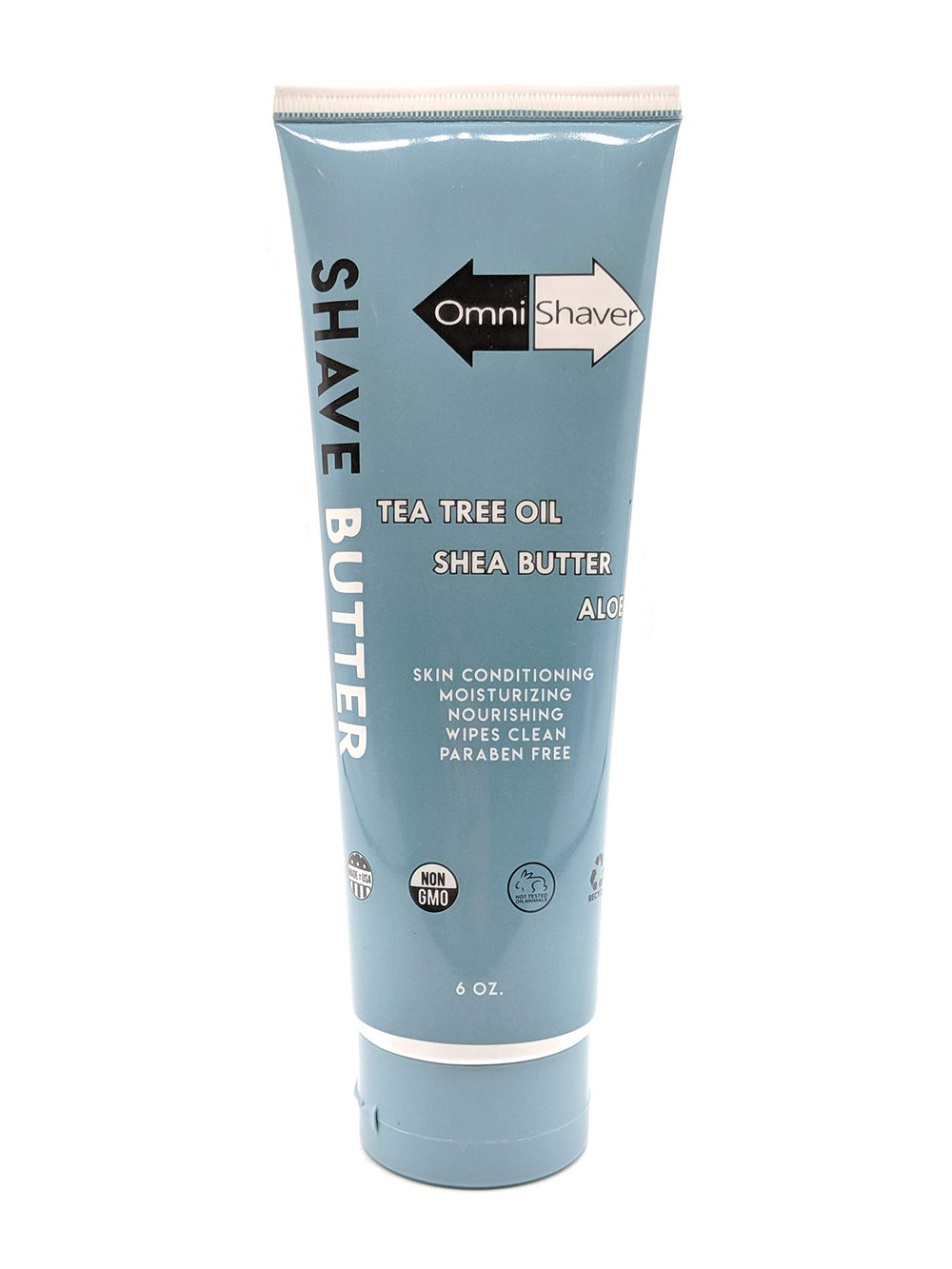 OmniShaver Shave Butter texture close-up for a smooth shave