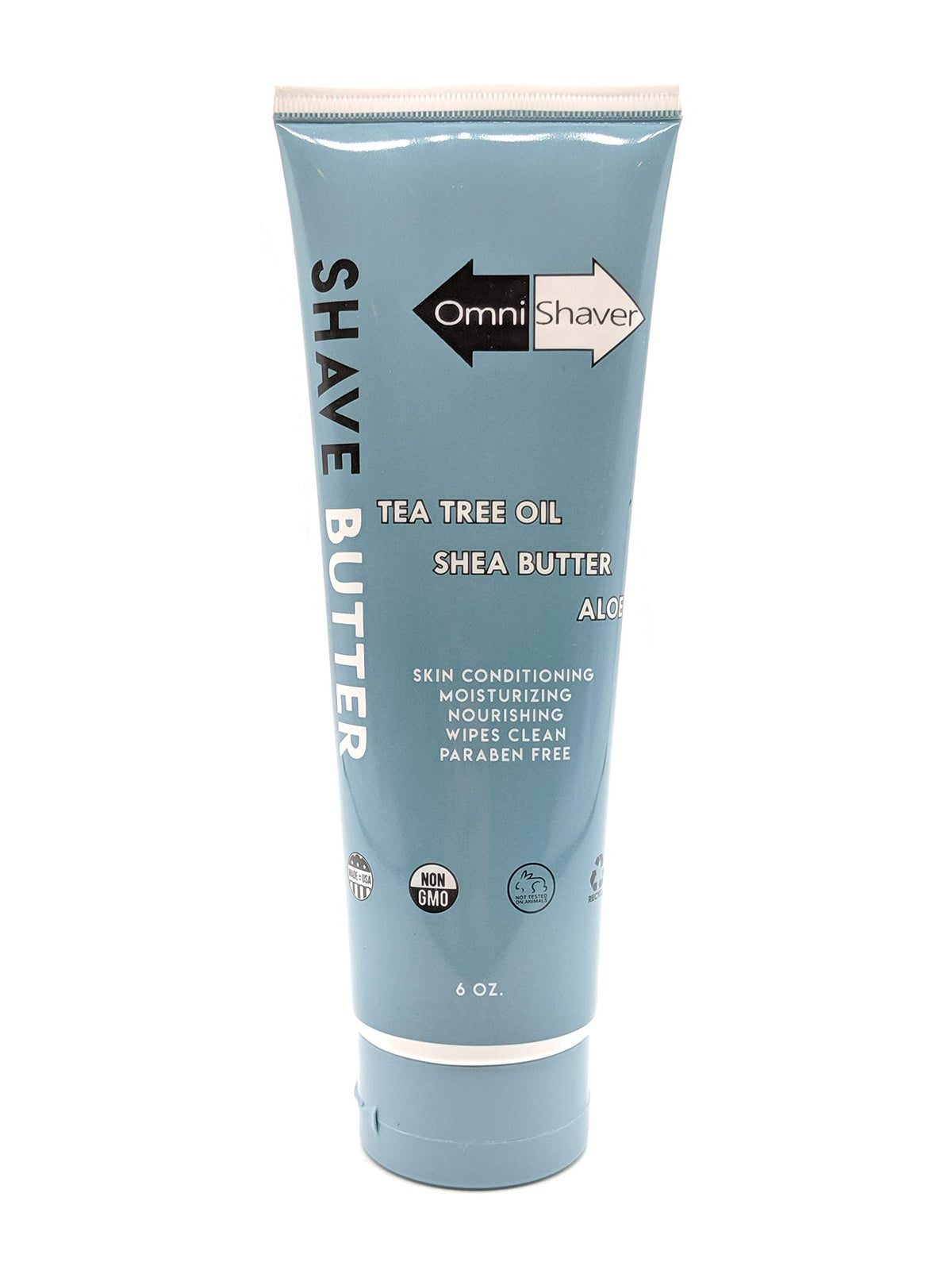 OmniShaver Shave Butter texture close-up for a smooth shave